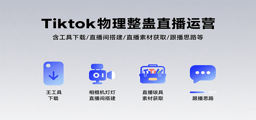 Tiktok物理整蛊直播运营，包含工具下载/直播间搭建/直播素材获取/跟播思路等-洛柒笔记