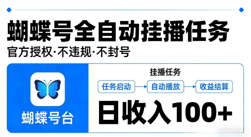 视频号全自动挂播任务，官方授权不违规不封号，日收入100+-洛柒笔记