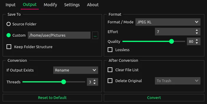 XL Converter(免费开源图片格式转换器)-洛柒笔记