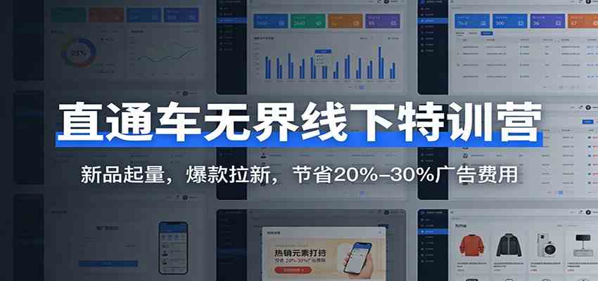 直通车无界线下特训营：新品起量，爆款拉新，节省20%-30%广告费用-洛柒笔记