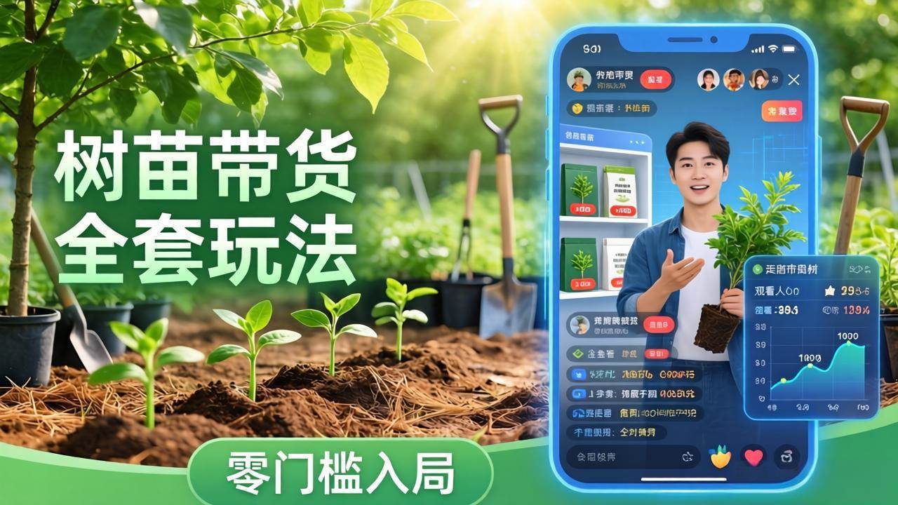 （17729期）视频号AI树苗带货全套玩法：零门槛入局，掌握豆包、千问等AI工具制作树苗视频的全套流程-洛柒笔记