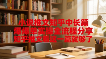 小说推文知乎中长篇爆单实操全流程分享，知乎推文看这一篇就够了-洛柒笔记