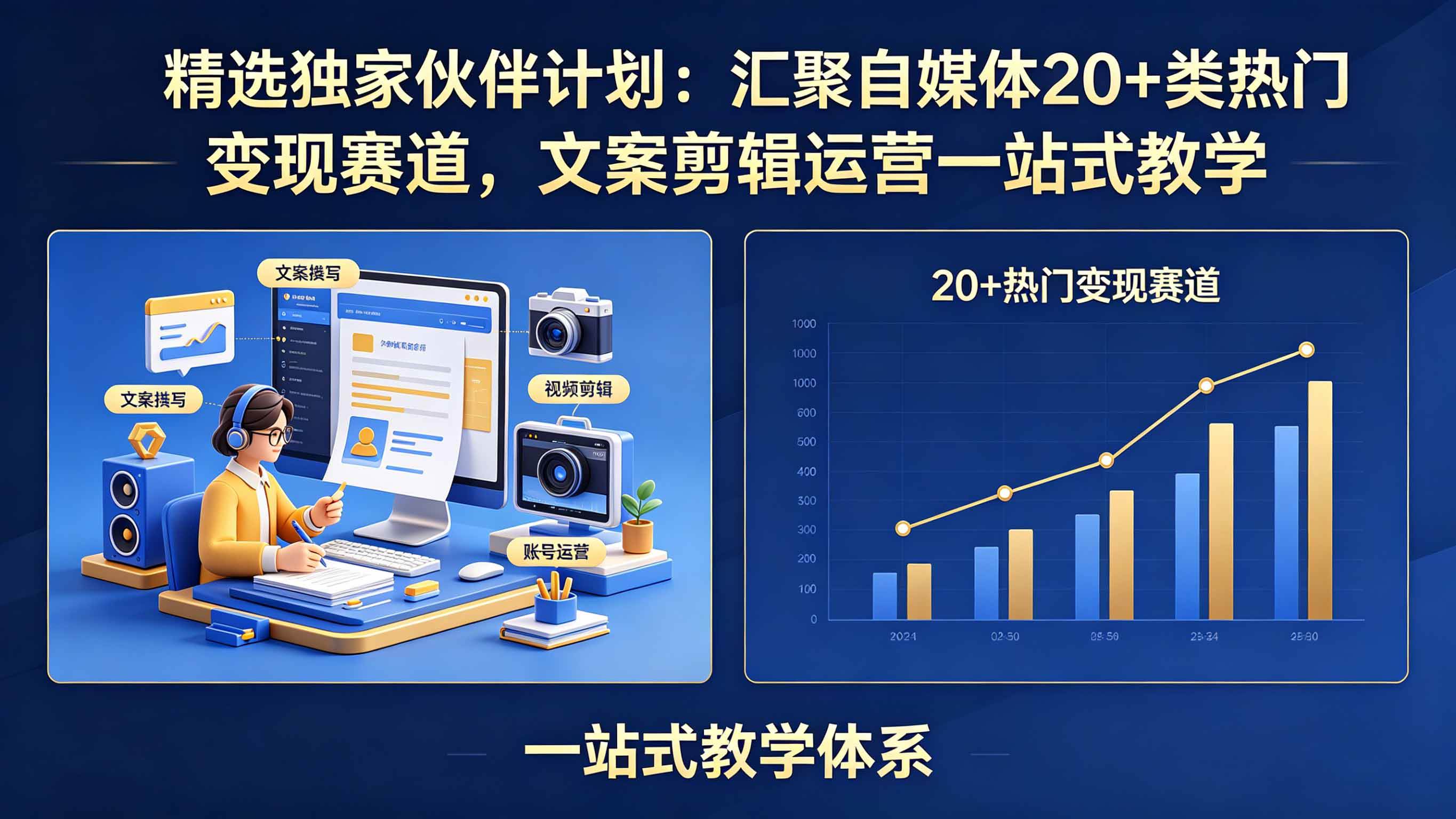 (18478期)精选独家伙伴计划:汇聚自媒体20+类热门变现赛道,文案剪辑运营一站式教学-洛柒笔记 (18478期)精选独家伙伴计划:汇聚自媒体20+类热门变现赛道,文案剪辑运营一站式教学-洛柒笔记