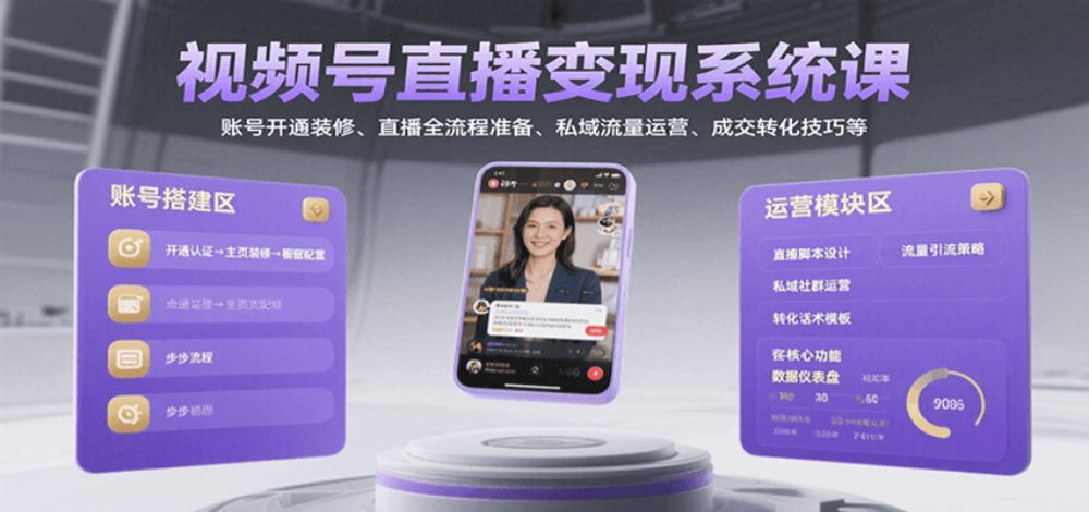 视频号实战干货指南，视频号直播全攻略（音频）-洛柒笔记