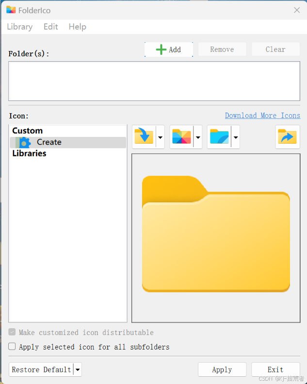 FolderIco文件夹颜色更改工具v8.1-洛柒笔记