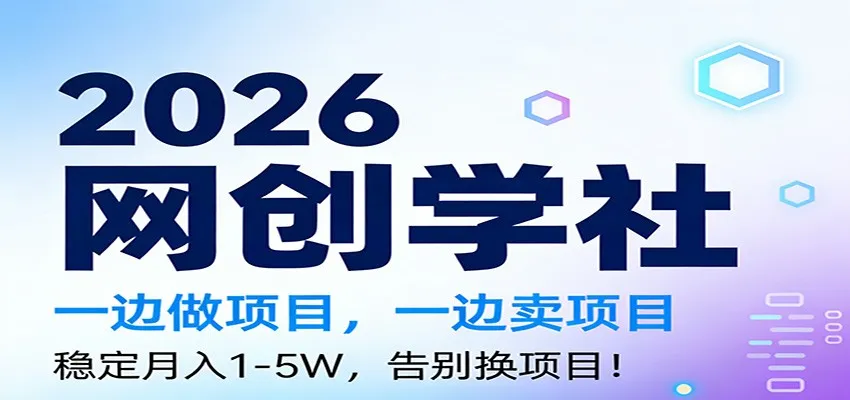 2026一边做项目，一边卖项目，稳定月入1-5W，告别换项目-洛柒笔记