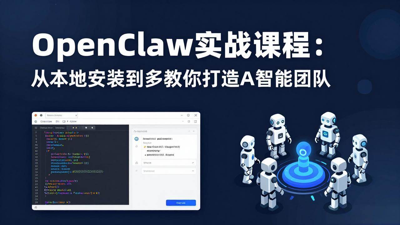 （17883期）OpenClaw实战课程：从本地安装到多Agent协同，手把手教你打造AI智能团队-洛柒笔记