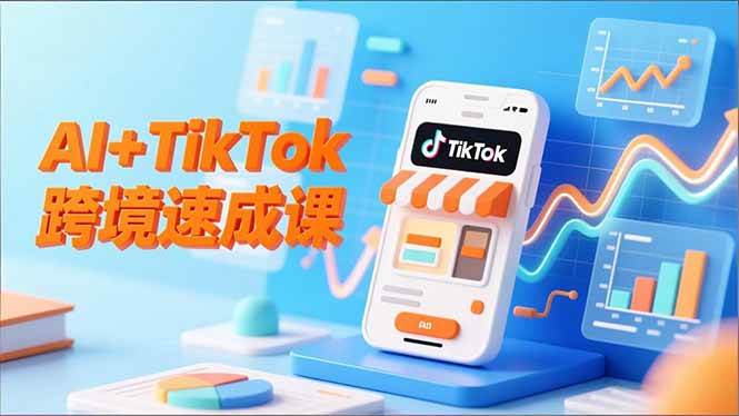 （16745期）AI+TikTok跨境速成课，智能翻译、店铺定位、流程拆解，7天高效上线运营-洛柒笔记