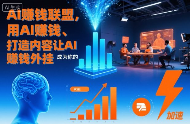 AI賺钱联盟，用AI賺钱、打造内容让AI成为你的賺钱外挂-洛柒笔记