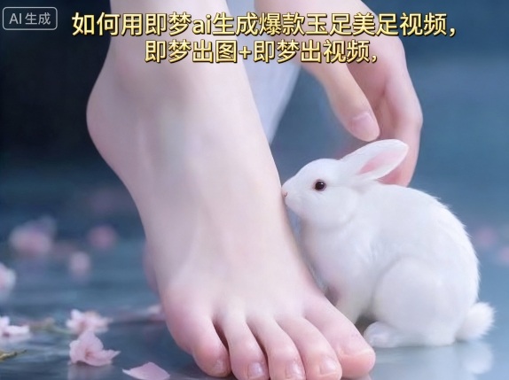如何用即梦ai生成爆款玉足美足视频，即梦出图+即梦出视频，快速涨粉-洛柒笔记