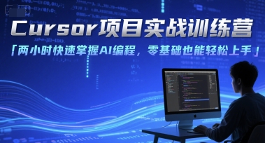 Cursor项目实战训练营，两小时快速掌握AI编程，零基础也能轻松上手-洛柒笔记