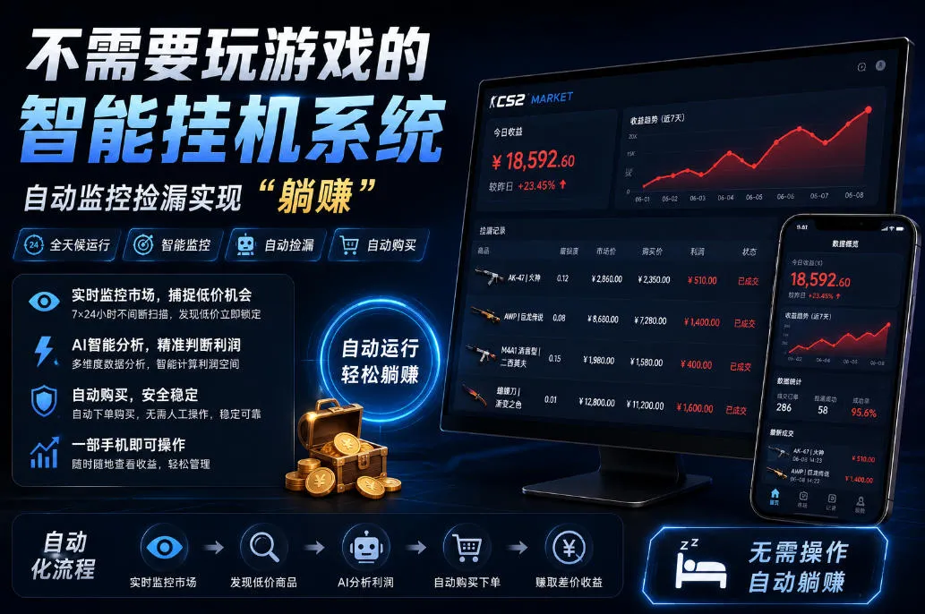 不用玩游戏的游戏搬砖项目，无需自己挂G，无需购买任何额外设备，所有数据支持任何形式验证-洛柒笔记