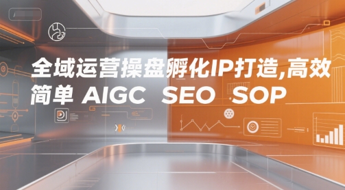 全域运营操盘孵化IP打造，高效 简单 AIGC SEO SOP-洛柒笔记