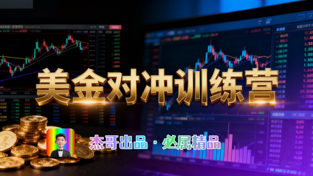 美金对冲日盈利100+美刀，长期稳定，小白也可以轻松上手，稳赚不赔【杰哥解密版】-洛柒笔记