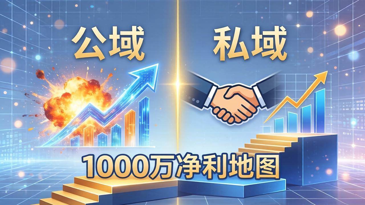 （18217期）公域玩命出爆款，私域悄悄做成交：这套AI内训课，2026给你打通1000万净利的地图-洛柒笔记