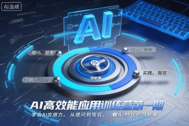 AI高效能应用训练营第一期，学会AI应用力，从提问到驾驭，做AI时代的领航者-洛柒笔记