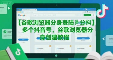 谷歌浏览器分身登陆多个抖音号，谷歌浏览器分身创建教程-洛柒笔记