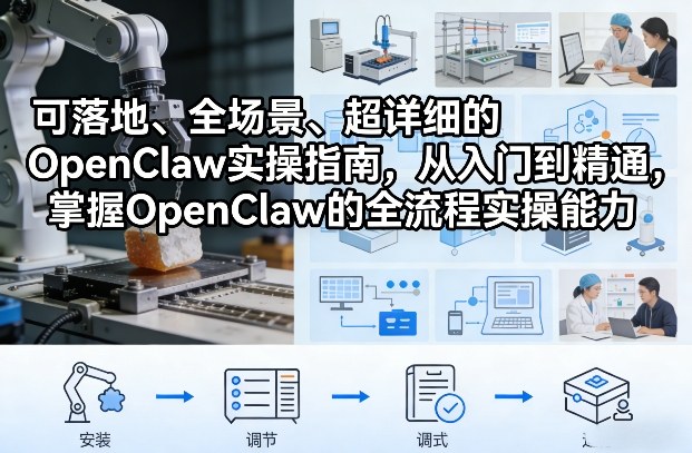 可落地、全场景、超详细的OpenClaw实操指南，从入门到精通，掌握OpenClaw的全流程实操能力-洛柒笔记