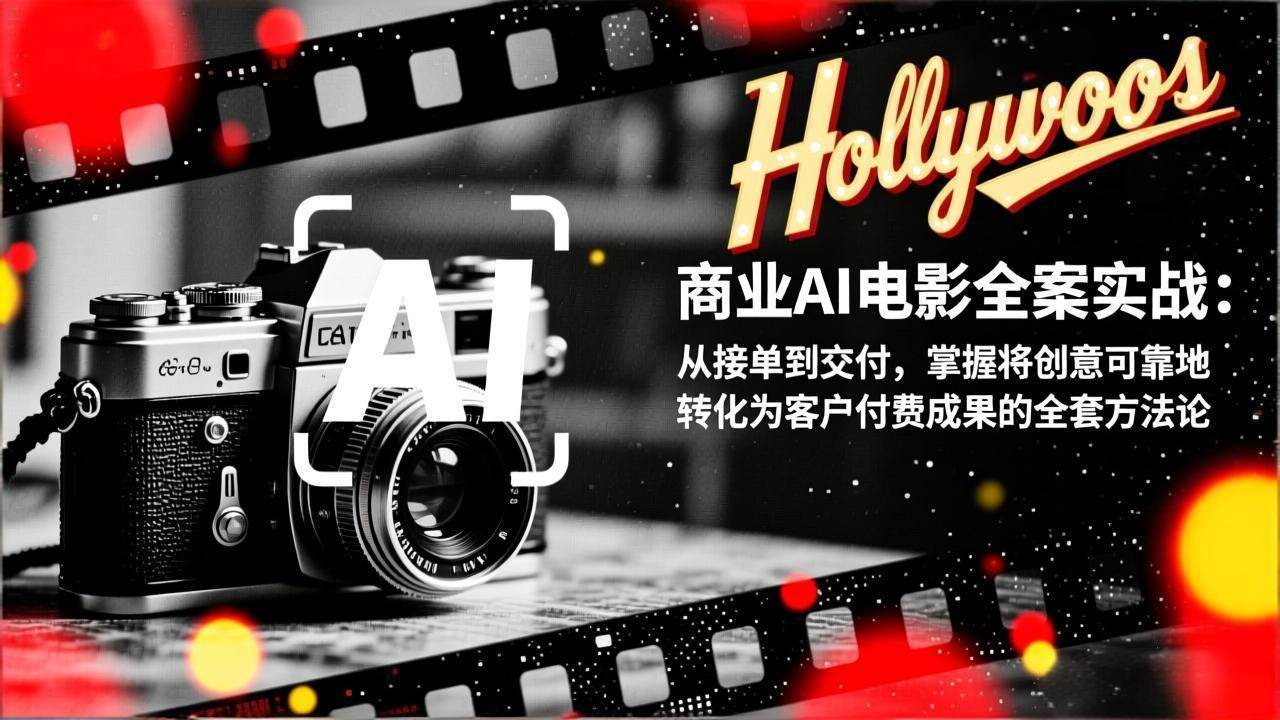图片[1]-（17092期）商业AI电影全案实战：从接单到交付，掌握将创意可靠地转化为客户付费成果的全套方法论-洛柒笔记