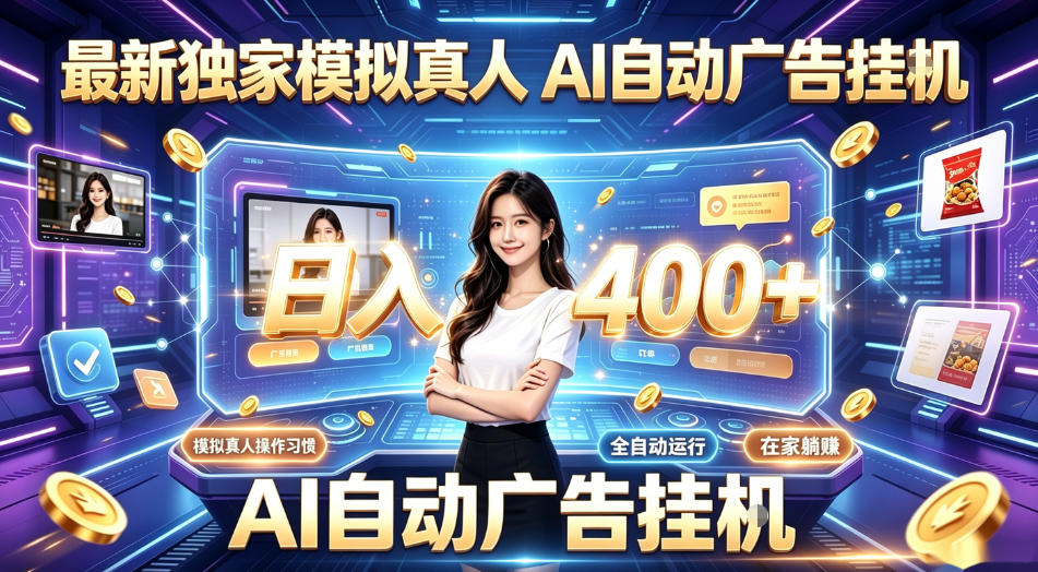 最新独家模拟真人，AI自动挂号挂G，日入400+，全程全自动运行，无需人工【揭秘】-洛柒笔记