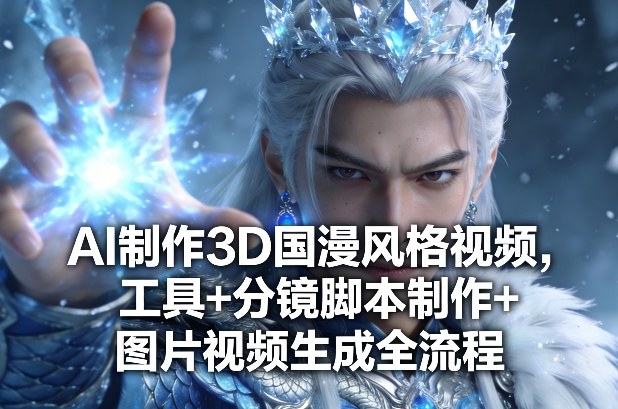 AI制作3D国漫风格视频，工具+分镜脚本制作+图片视频生成全流程-洛柒笔记