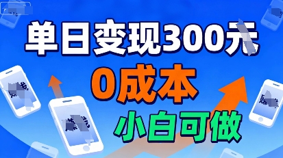 适合新手起步，零成本就能做，当天操作当天见收益，还能无限复制放大的项目-洛柒笔记