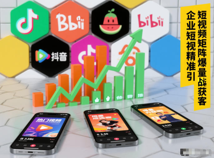 企业短视频精准引流矩阵获客，短视频矩阵爆量战法-洛柒笔记