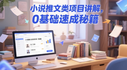 小说推文类项目讲解，0 基础速成秘籍-洛柒笔记