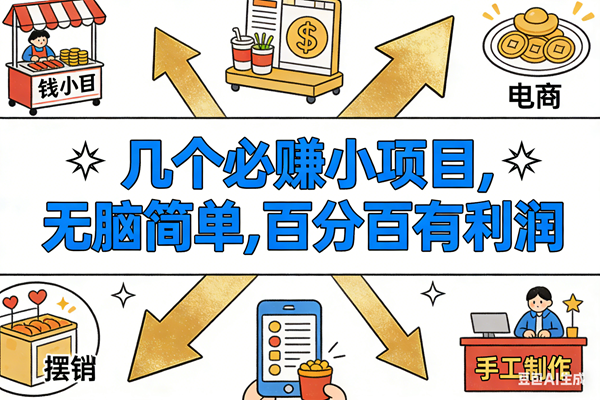 （16964期）9个必赚小项目，无脑简单，百分百有利润，副业首选，日入200+-洛柒笔记