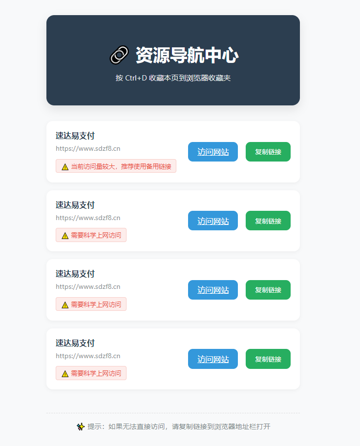 2025年HTML发布页原创源码-洛柒笔记