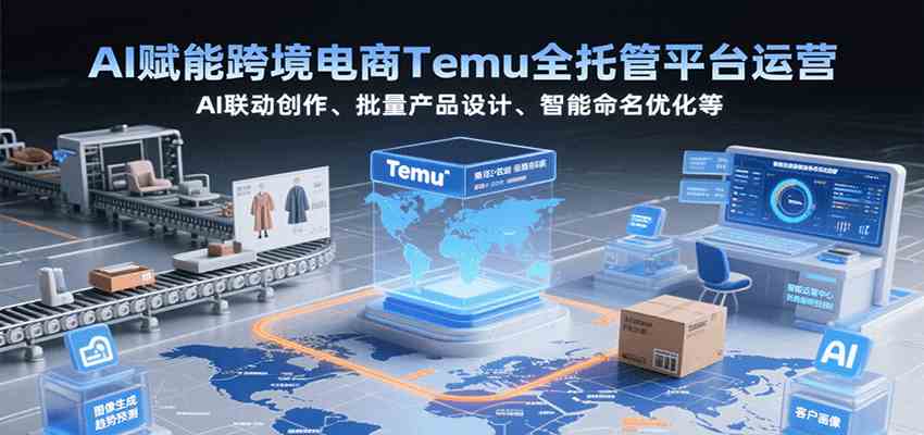 AI赋能跨境电商Temu全托管平台运营，AI联动创作、批量产品设计、智能命名优化等-洛柒笔记