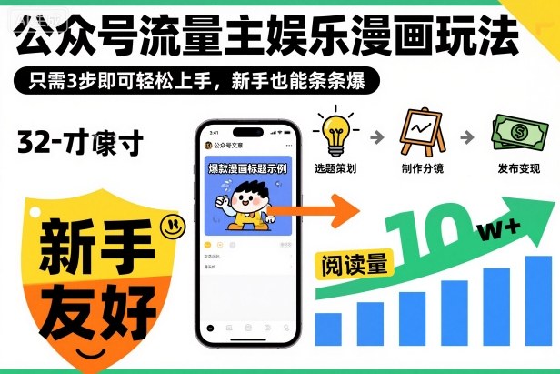 ‍‬⁢‍⁡‍‍⁡⁣⁤‍‬⁡⁣⁢⁣‍⁣‌‌⁢⁡⁡‌⁢⁣⁢⁢‌⁣‬⁣‬‬⁣⁢⁢⁣公众号流量主娱乐漫画玩法，只需3步即可轻松上手，新手也能条条爆-洛柒笔记