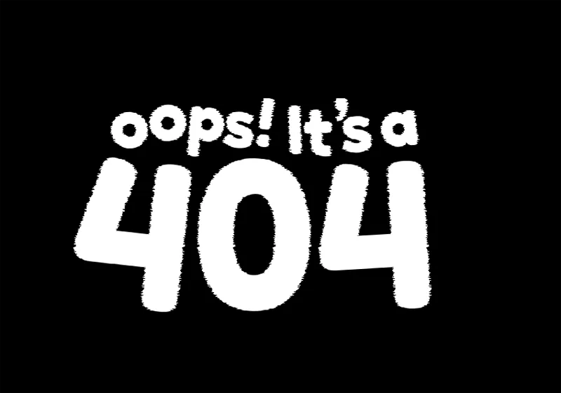 文字抖动动画特效404错误页面HTML源码-洛柒笔记