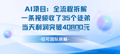 AI收徒变现闭环：一条视频收35人，日入1k+(附完整SOP)-洛柒笔记