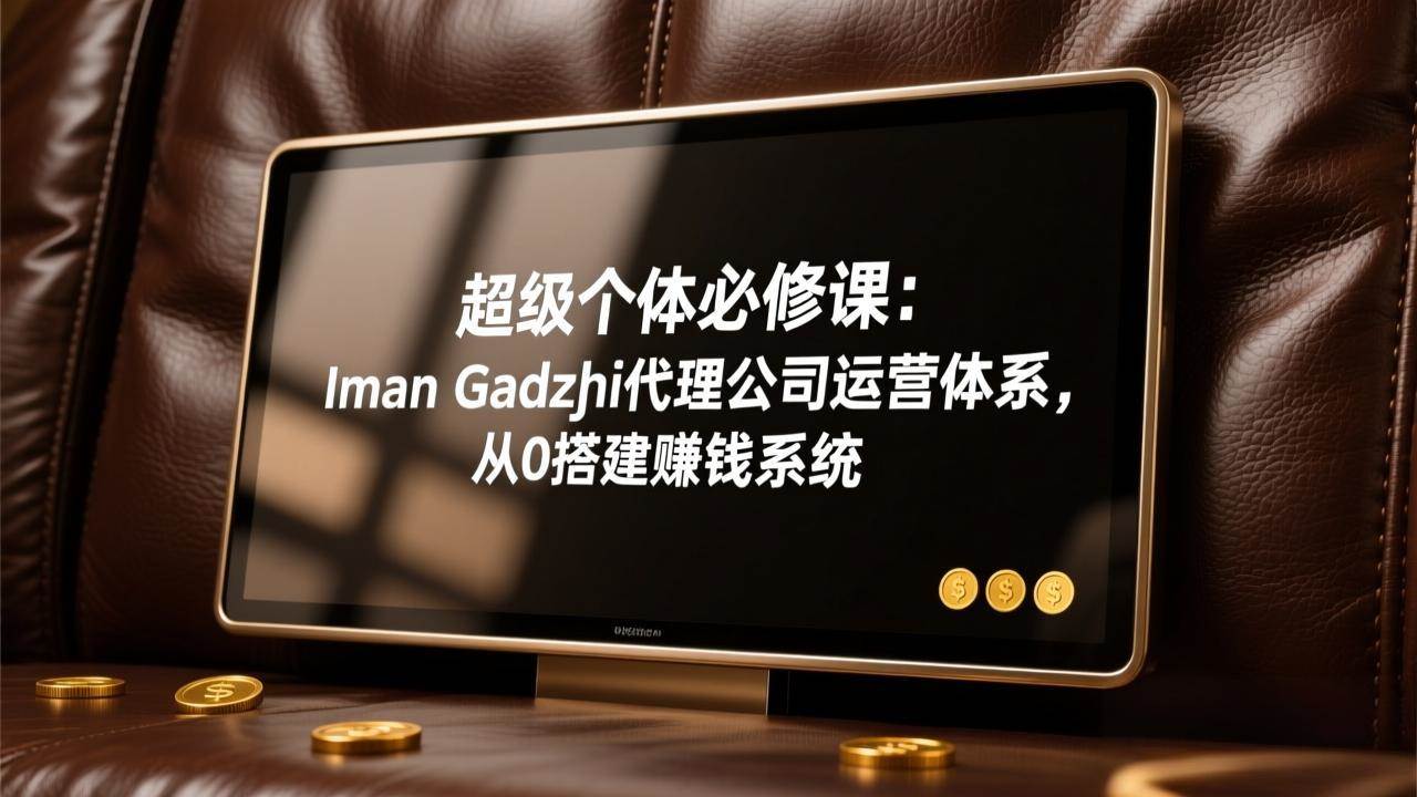 （17525期）超级个体必修课：Iman Gadzhi代理公司运营体系，从0搭建赚钱系统-洛柒笔记
