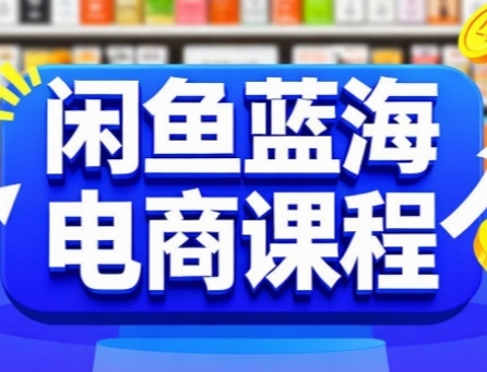 闲鱼蓝海电商课程，手把手助你快速上手，轻松实现闲鱼稳定盈利-洛柒笔记